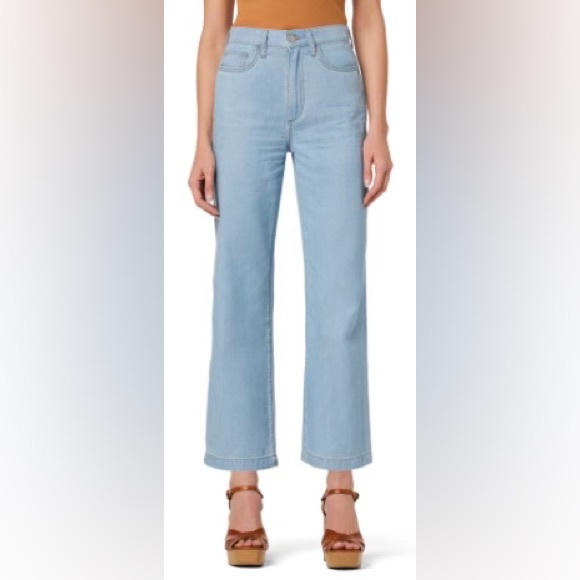 JOE’S CHAMBAY HIGH-WAIST WIDE-LEG DENIM